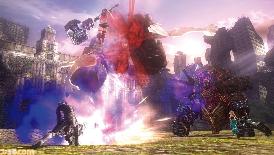 famitsu's tweet photo. 【今日は何の日？】
2013年11月14日『GOD EATER 2』（ゴッドイーター2）が発売。今年で12周年
https://t.co/zI9H6OhRM6

特殊部隊ブラッド隊が“血の力で”新種のアラガミに挑む。新システム“ブラッドアーツ”と“ブラッドバレット”の導入によりバトルが熱かった。 https://t.co/qfW0ueiYVe