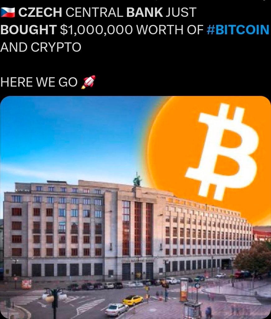 First central bank bought BTC 🪙