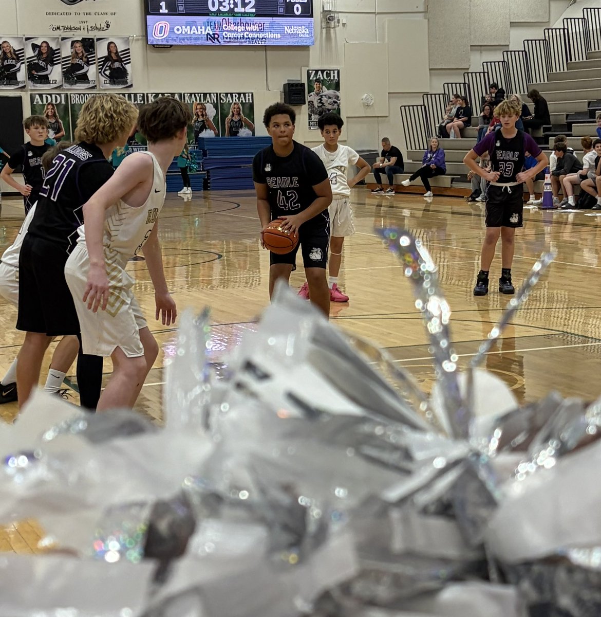 Great win against <a href="/Russellacts/">Russell Middle School Activities</a> today. Thanks to <a href="/MWHSactivities/">Millard West Activities</a> for hosting!