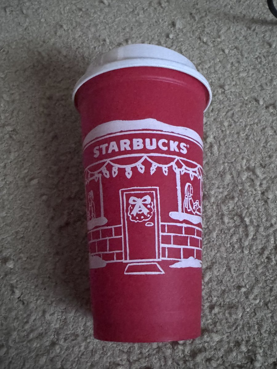 My new edition to the Red Starbucks cups