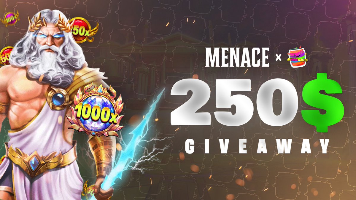 Soomzyy's tweet image. 💰 $250 GIVEAWAY! 

✅ Follow Me &amp;amp; @JammmySlots 
✅ Wager $25+ under code JAMMMY on MENACE: menace.com/?ref=Jammmy (Multiple entries allowed)
✅ Post proof in discord: discord.gg/pyKMKDp6d

⏰ Rolling in 14 Days!