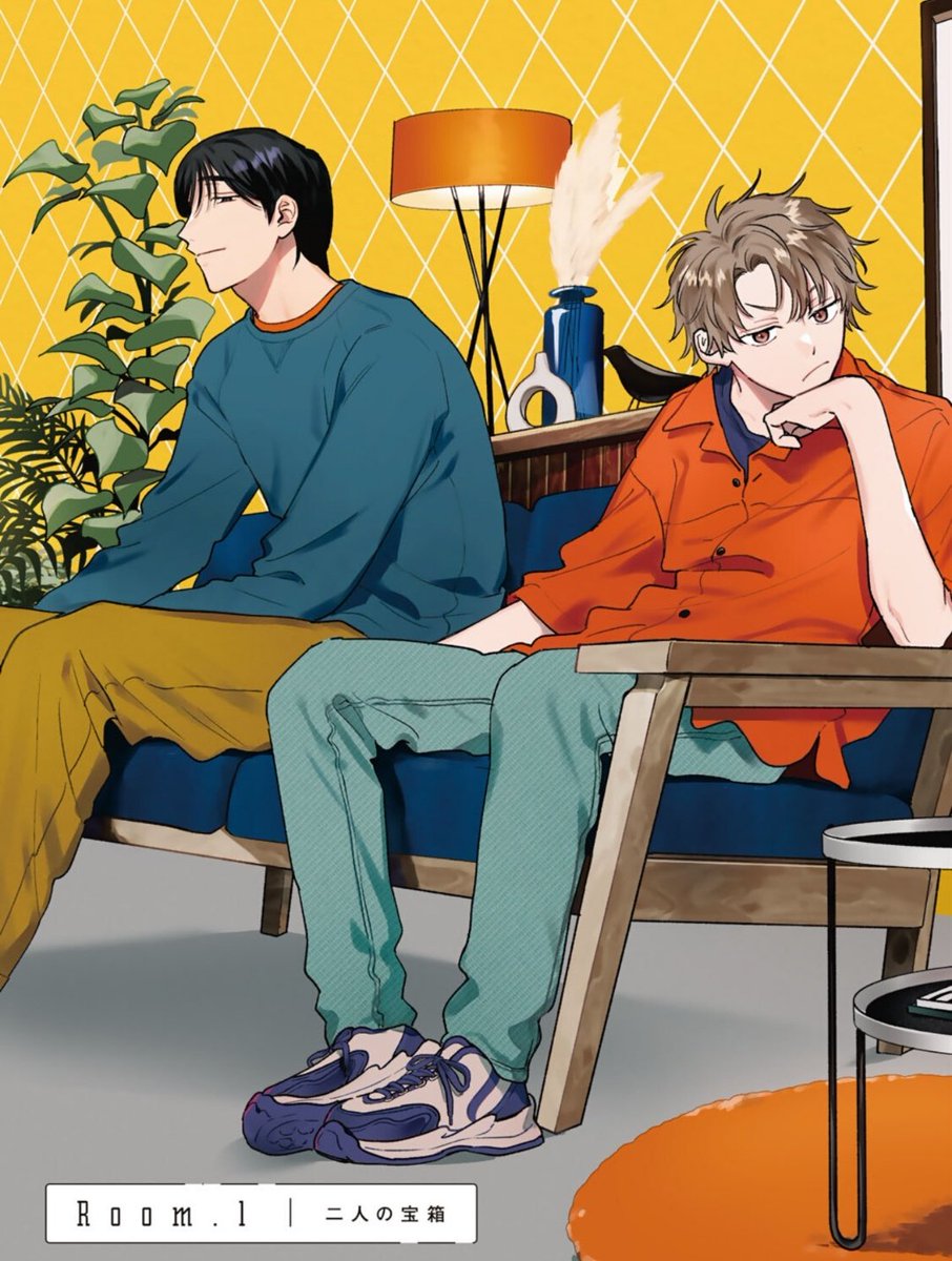 marureviere's tweet photo. A BL about two interior designers who are polar opposites and have to live together?? I'm practically glued to my seat.

(メイク・ディア・ホーム / Make Dear Home by Roku Ichihashi) https://t.co/9Rx8BtjOg2