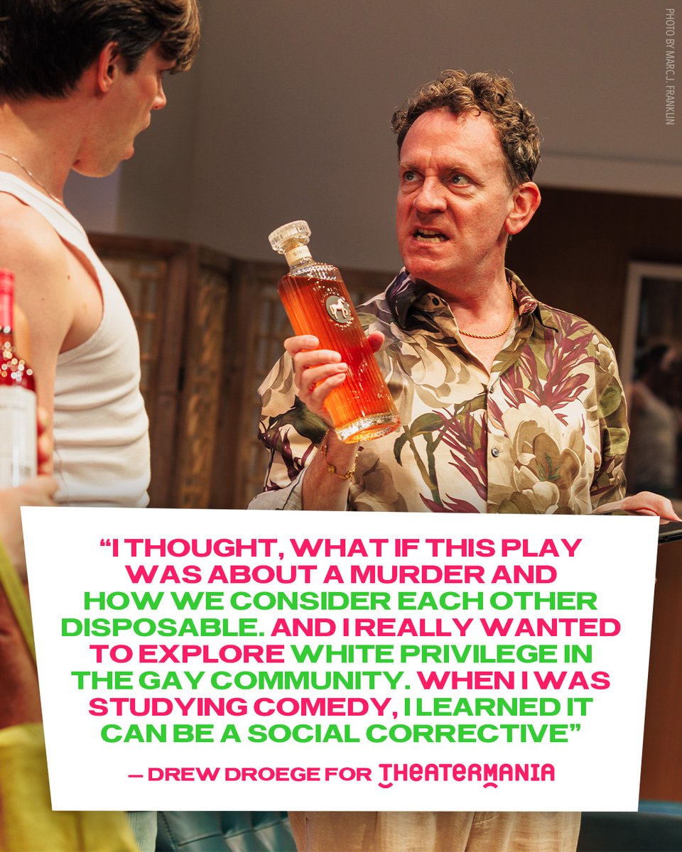 MessyWhiteGays's tweet photo. Because sometimes the only way to talk about privilege...is to roast it. 🔥
@Drew_Droege chats with @theatermania about the inspirations behind #MessyWhiteGays https://t.co/svC0ZwuBCj