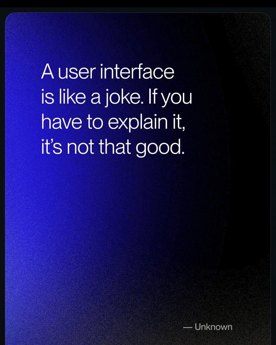 Midefunz's tweet image. Every designer knows the pain:
When you have to explain the interface you just designed… 
Let the user be the punchline tester. If they don’t get it instantly, something’s off.

#UXHumor #UIUXDesign #DesignLife #DigitalDesign #UXInsights #UXTips #DesignerThoughts