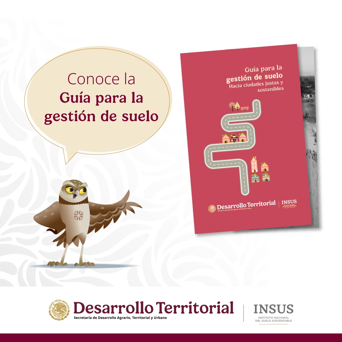 INSUS_Oficial's tweet photo. 1/🧵 Te invitamos a descubrir la Guía para la Gestión del Suelo del Insus, una herramienta pensada para transformar la manera en que planificamos y habitamos nuestro territorio.

Esta guía refleja una visión renovada de la gestión territorial, que busca impulsar https://t.co/uPstmwpHAR