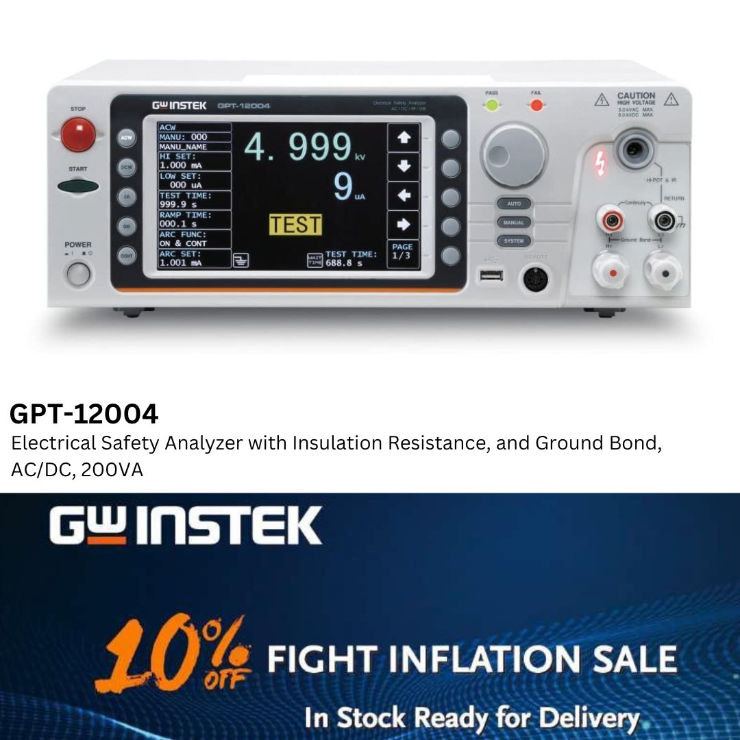 TestEquipDepot's tweet image. Amp Up Your Savings: Final Days for 10% Off Instek! - mailchi.mp/testequipmentd…