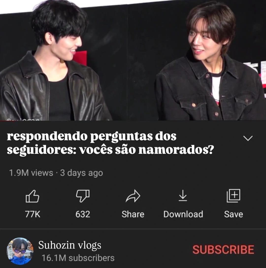 sieunnlover's tweet photo. #shse au - tu que eh, tu que deixa 

onde os fãs de suho, um YouTube popular, o shippam com sieun, seu melhor amigo, mas tem um problema, os dois aparentemente são heteros, ou não? https://t.co/AeTiQJ4yGB