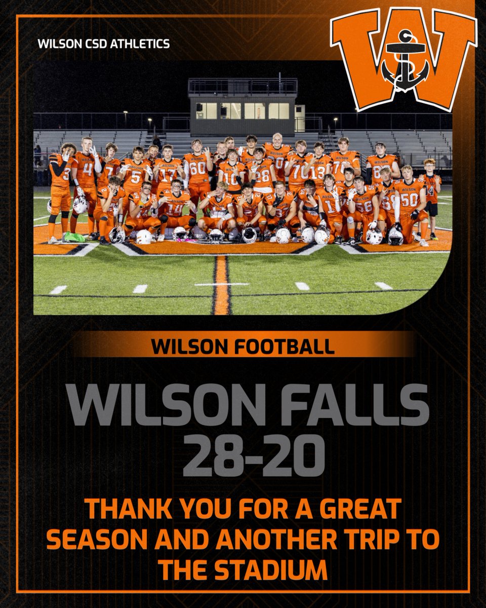 Wilson CSD Athletics Department tweet media