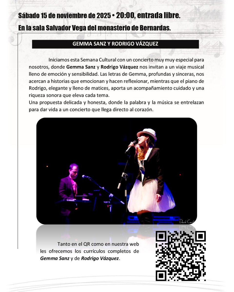 Nervios, emoción, ilusión, recuerdos… este sábado 15 hemos preparado un concierto con todo ello para el <a href="/OrfeonBurgales/">Orfeón Burgalés</a> con <a href="/RodrigoVazquez_/">Rodrigo Vásquez</a>