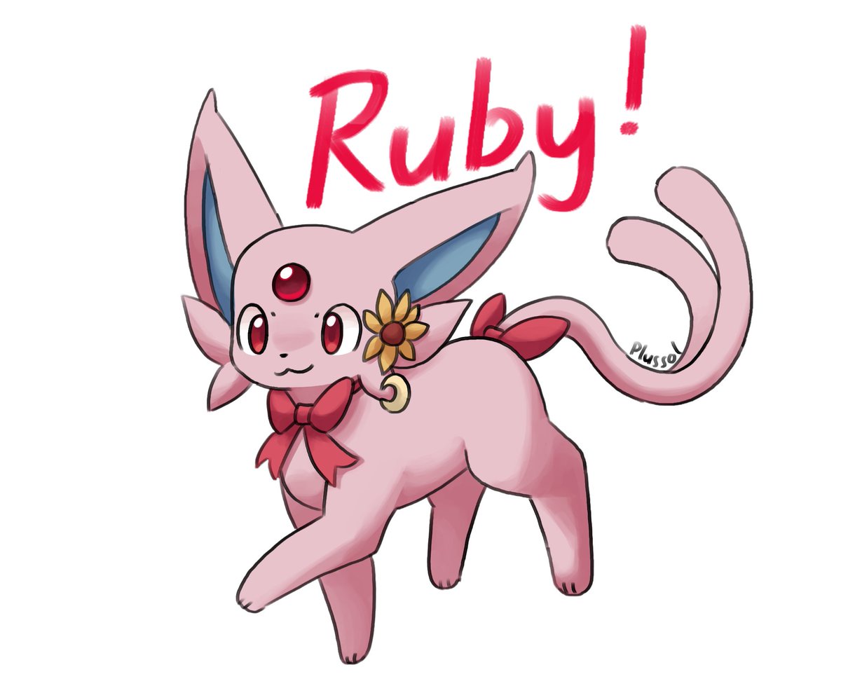 Wanted to draw a 4 legged version of Ruby!