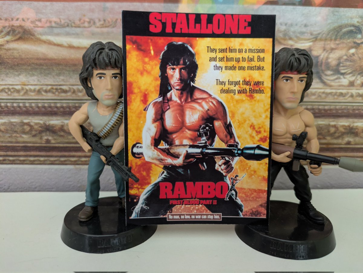 #シルベスター・スタローンのメモラビリアブログ 
本日のブログ記事
blog.livedoor.jp/johnrambo9/

#ランボー怒りの脱出
日米公開40周年記念！
ファンメイドトレカ
ポスター