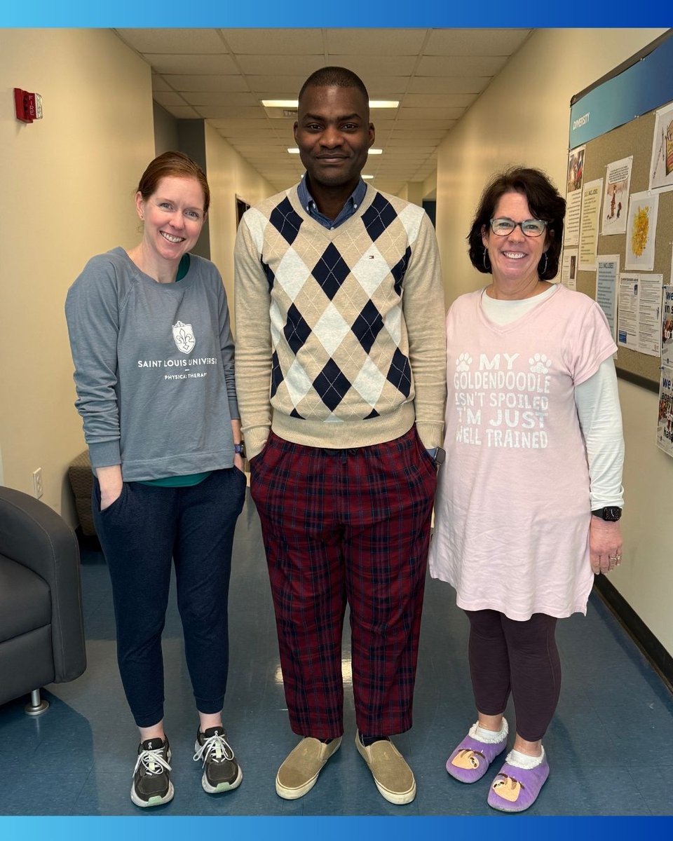 Day 4 of Spirit Week was all about comfort! Our students, faculty, and staff showed up comfy and cozy for Pajama Day, showing that PT pride looks good in any outfit! 💙

#SLUPT #SpiritWeek #PajamaDay #PTSpirit