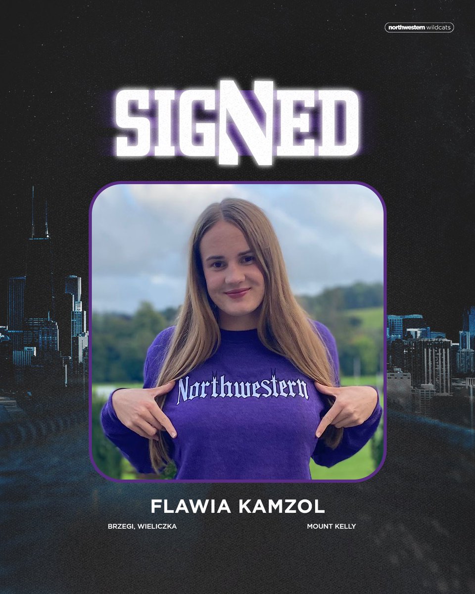 Officially a Wildcat ✍️

Welcome to Northwestern, Flawia Kamzol!