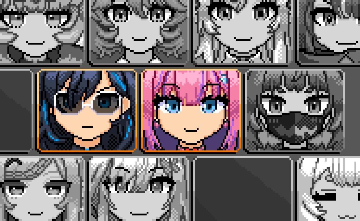 I have added Yuu and Memory to my pixel art

#絢世調査報告 #めもりーすけっち