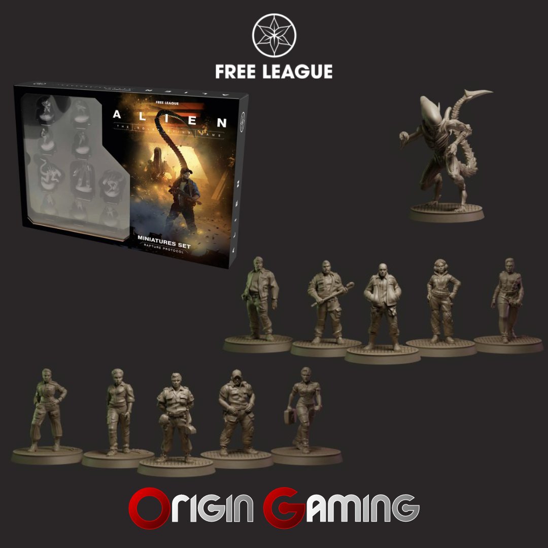 _Origin_Gaming_'s tweet image. Upgrade your tabletop experience with the Alien Rapture protocol mini set &amp;amp; GM screen, compatible with the Free League Alien series these accessories will give your game the immersive experience it deserves. Pre-Orders now:

origin-gaming.com/shop/role-play…

#origingaming #tabletoprpg