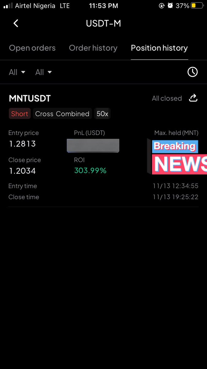 Thank you MNT. Full TP hit!
Alhamdulilah🤲🏾