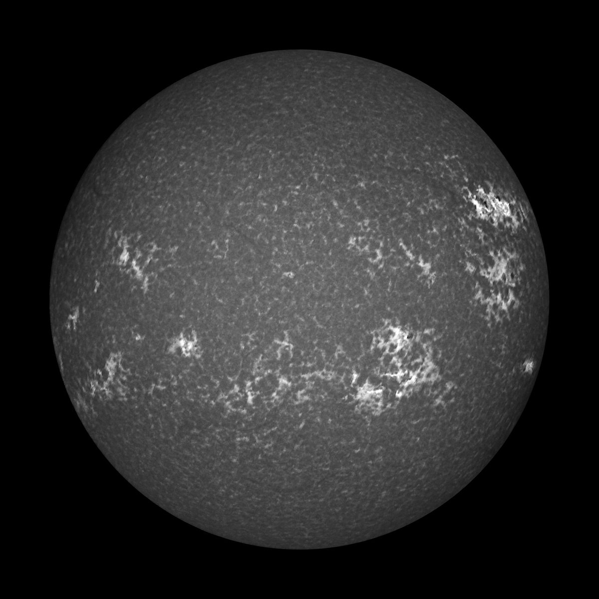 Nov 13, 2025 - The Sun in hydrogen-alpha, helium (D3), G-band, and calcium-K.