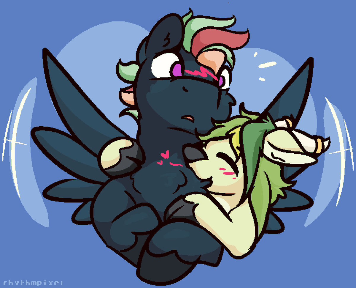 The local pega floof appreciator has arrived 💚
#mlp #pony #deer