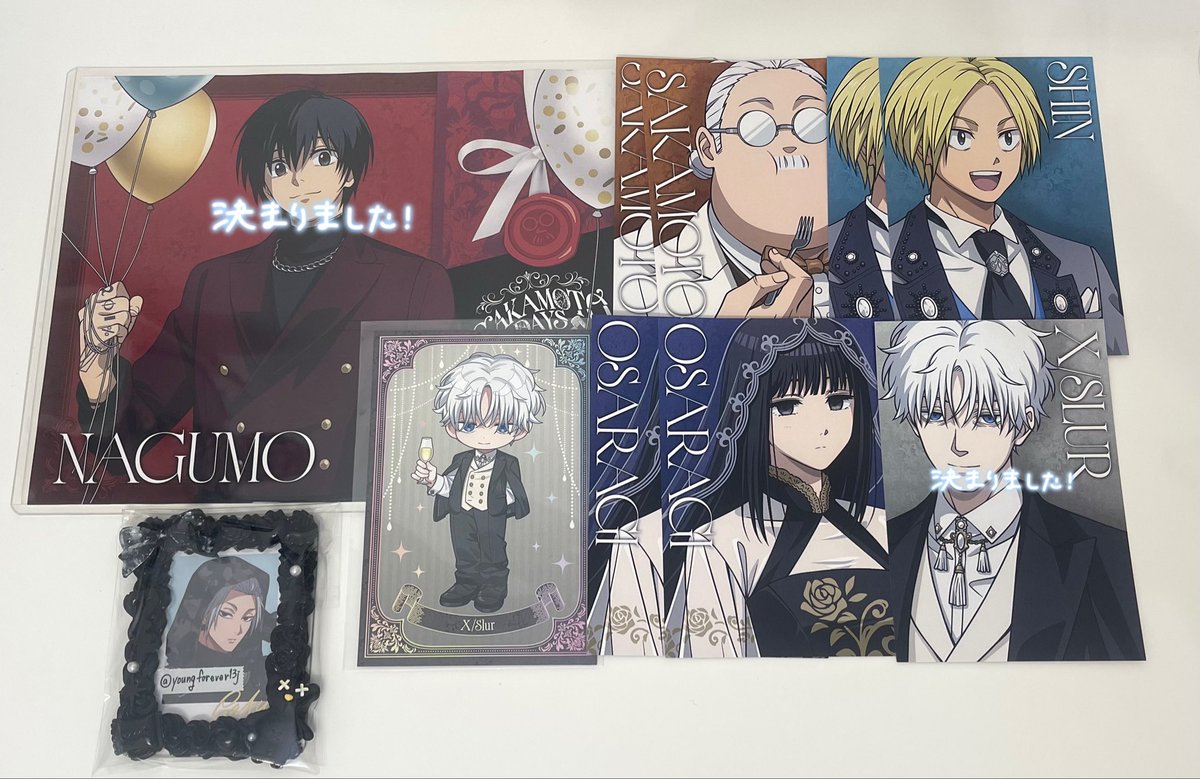 サカデイ 南雲 AMOCAFE 缶バッジ ランチョンマット 特典 フォトカード 交換・譲渡】SAKAMOTODAYS サカモトデイズ サカデイ アモカフェ