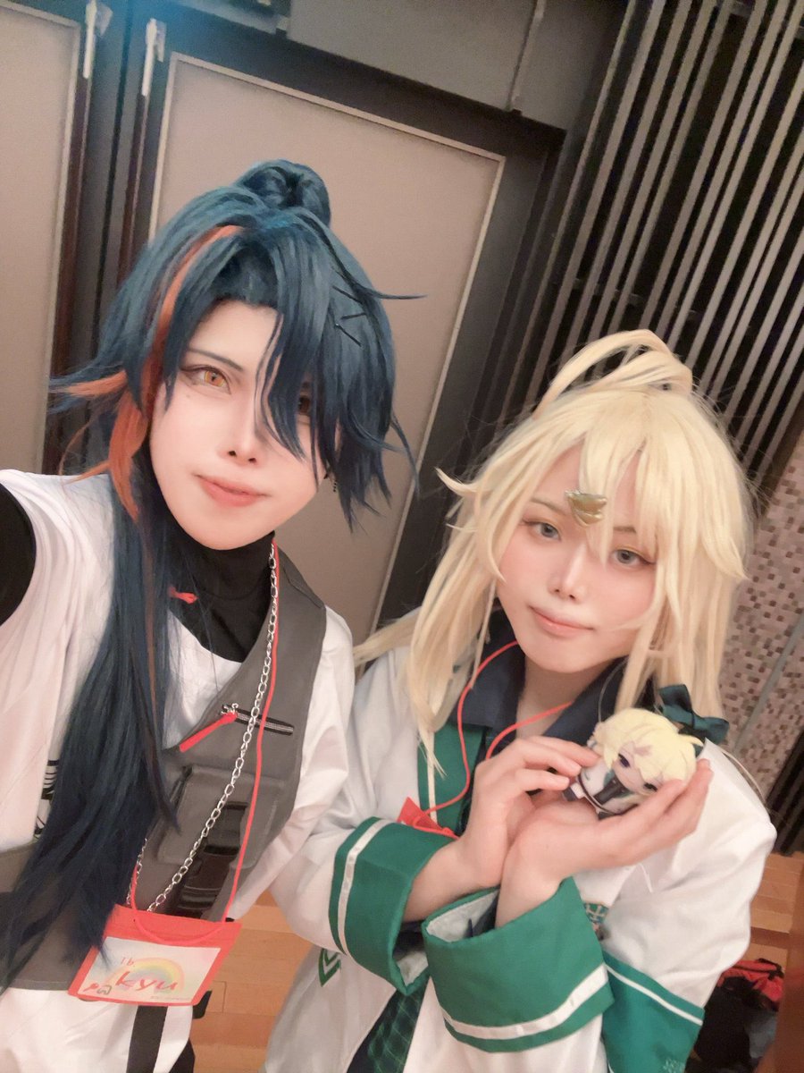 Nai_Cos_Dance_'s tweet photo. ⚠︎コスプレ 🌈🕒 🍯

オルカラでご一緒してくれた🔑🐍さんとのお写真！！！
第二回決定ということで次回も会えたらいいなぁの気持ちも込めて…！

 #AllColorWinds https://t.co/iM2PlGsoGy