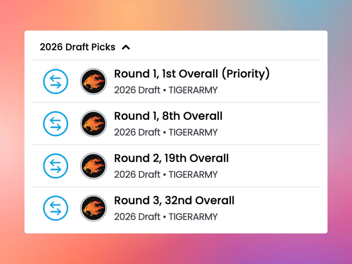 Give your struggling coaches a chop out with priority picks. Available soon.