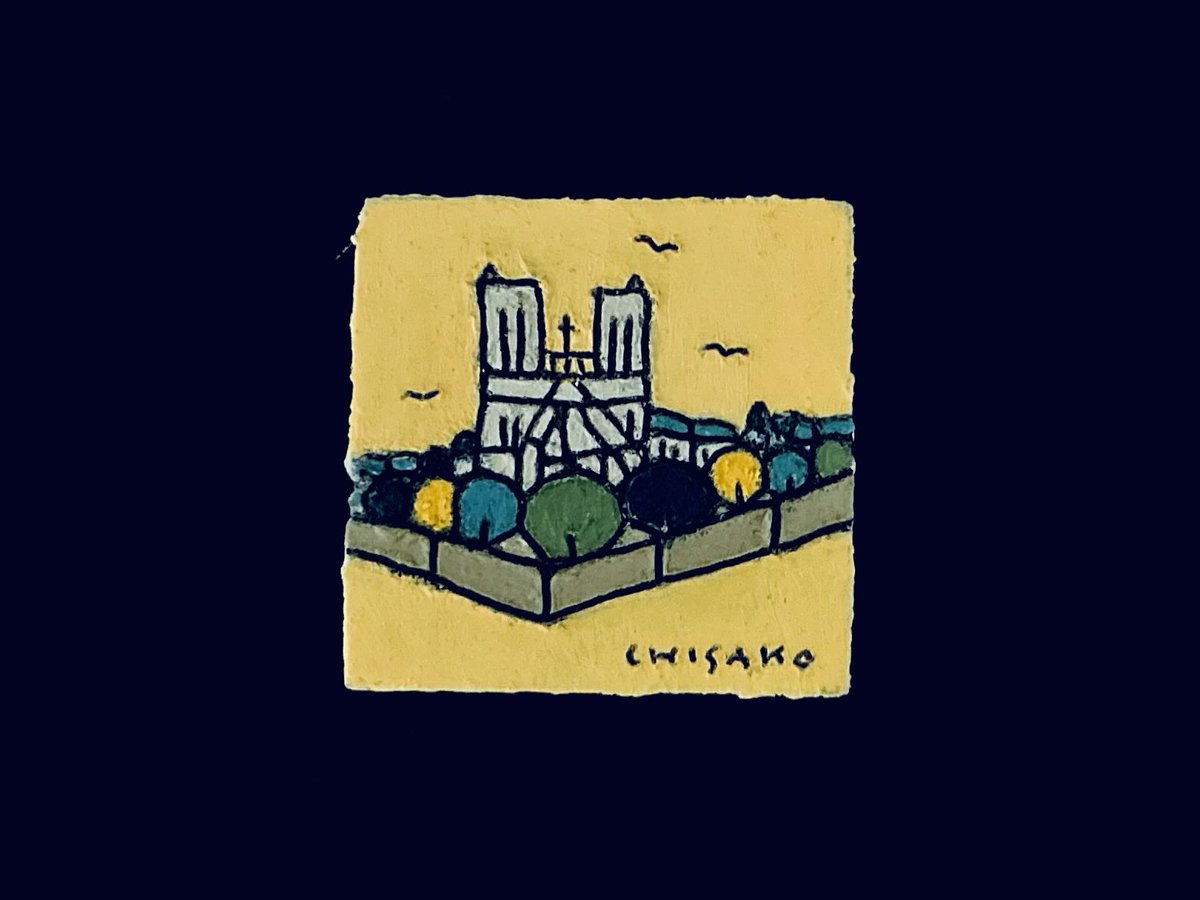 『ノートルダム寺院』油彩画 Yahoo!オークション - 【真作】絵画 油彩6号 ノートルダム寺院とセーヌ