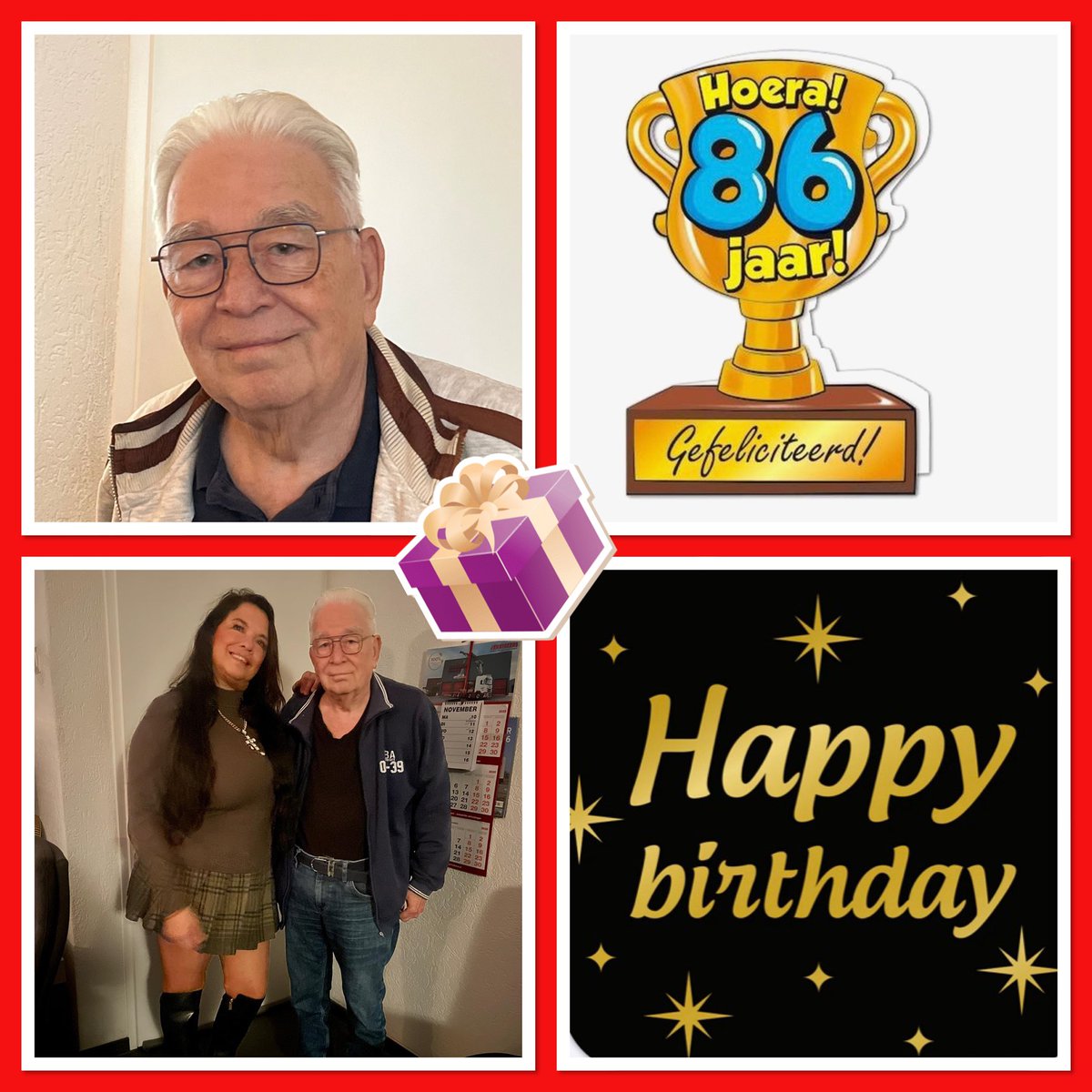 trischababe's tweet image. Mijn lieve pap alweer 86 jaar. Gefeliciteerd lieverd en een fijne dag 🎉🎉 love you ♥️