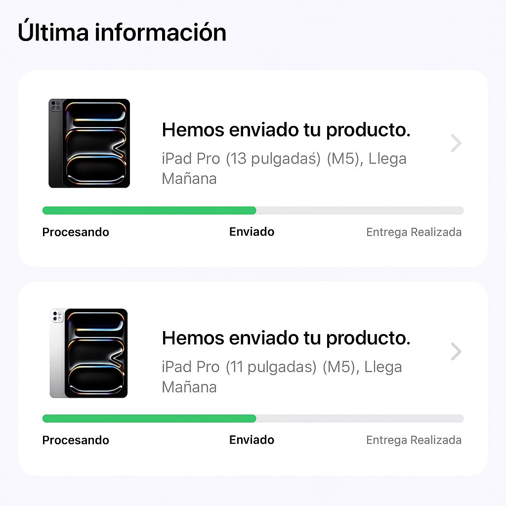 Ya en camino 🔥 iPad Pro M5 aproveché el 2x1 jaja😂 #ipadprom5