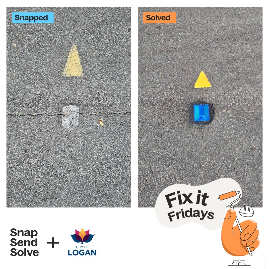 SnapSendSolve's tweet image. One little missing marker, one big difference. 🚒

This Fix-It Friday goes to @logancc for replacing a missing marker and helping keep the community prepared, just in time for the warmer months.

#FixItFriday #SnapSendSolve #LoganCityCouncil