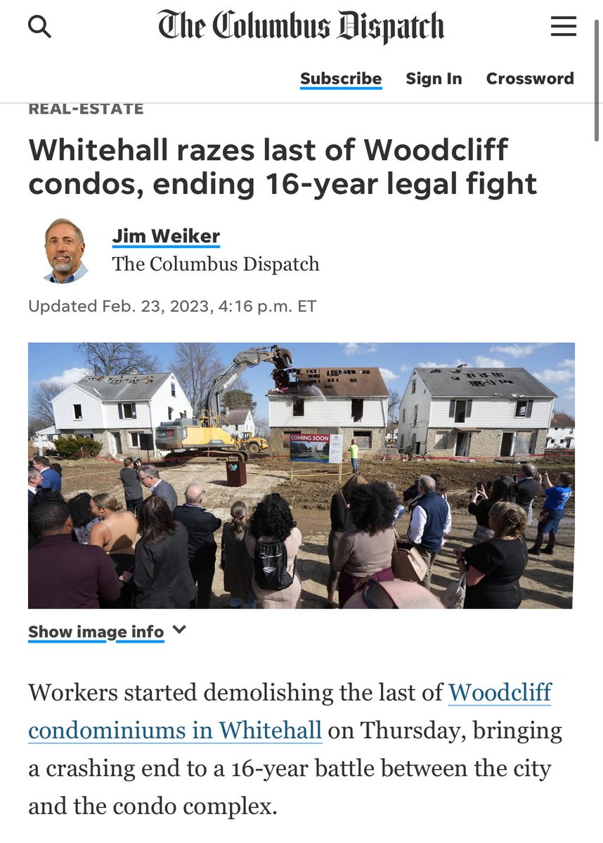 chrismwebb's tweet photo. @YAppelbaum @elainejgodfrey My hometown of Whitehall, Ohio is exactly that. A Columbus burb that went from ~6k to near 20k in the 1950s w/ a lot of the town having Huber homes, 3 bd room 1k sq ft, &amp; a LOT of duplexes that by the early 2000s were in terrible shape. A lot was built fast, not necessarily good. https://t.co/34FaG29JXm