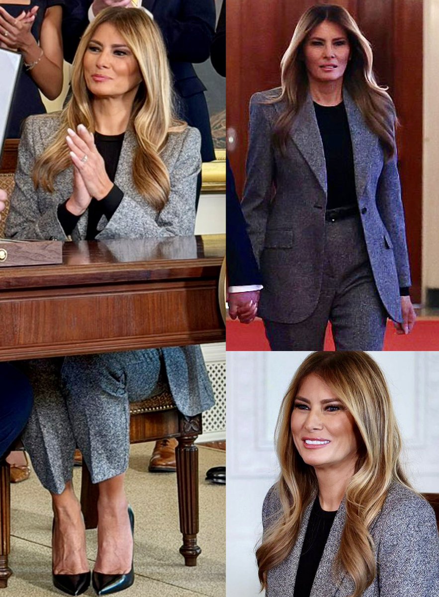 mamboitaliano__'s tweet image. No one wears the Italian Dolce &amp;amp; Gabbana quite like First Lady Melania Trump! 🇮🇹🇺🇸