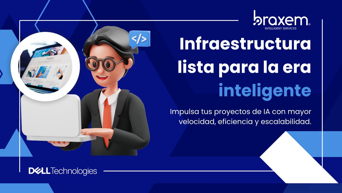 braxem's tweet image. La IA necesita más que potencia: necesita estructura. @DellTech y NVIDIA lanzan AI Factory, la base para desplegar IA escalable en empresas.

Descubre más en: dell.com
#DellTechnologies #IA #Innovación #DataCenter #AIInfrastructure