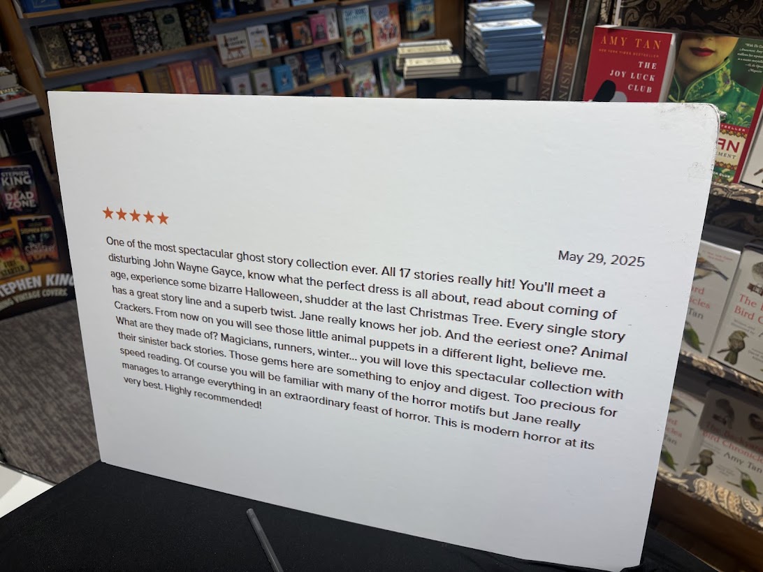 From my recent book-signing for my latest book, Ghosts Never Leave.  #horrorfamily #horrorfam #horror