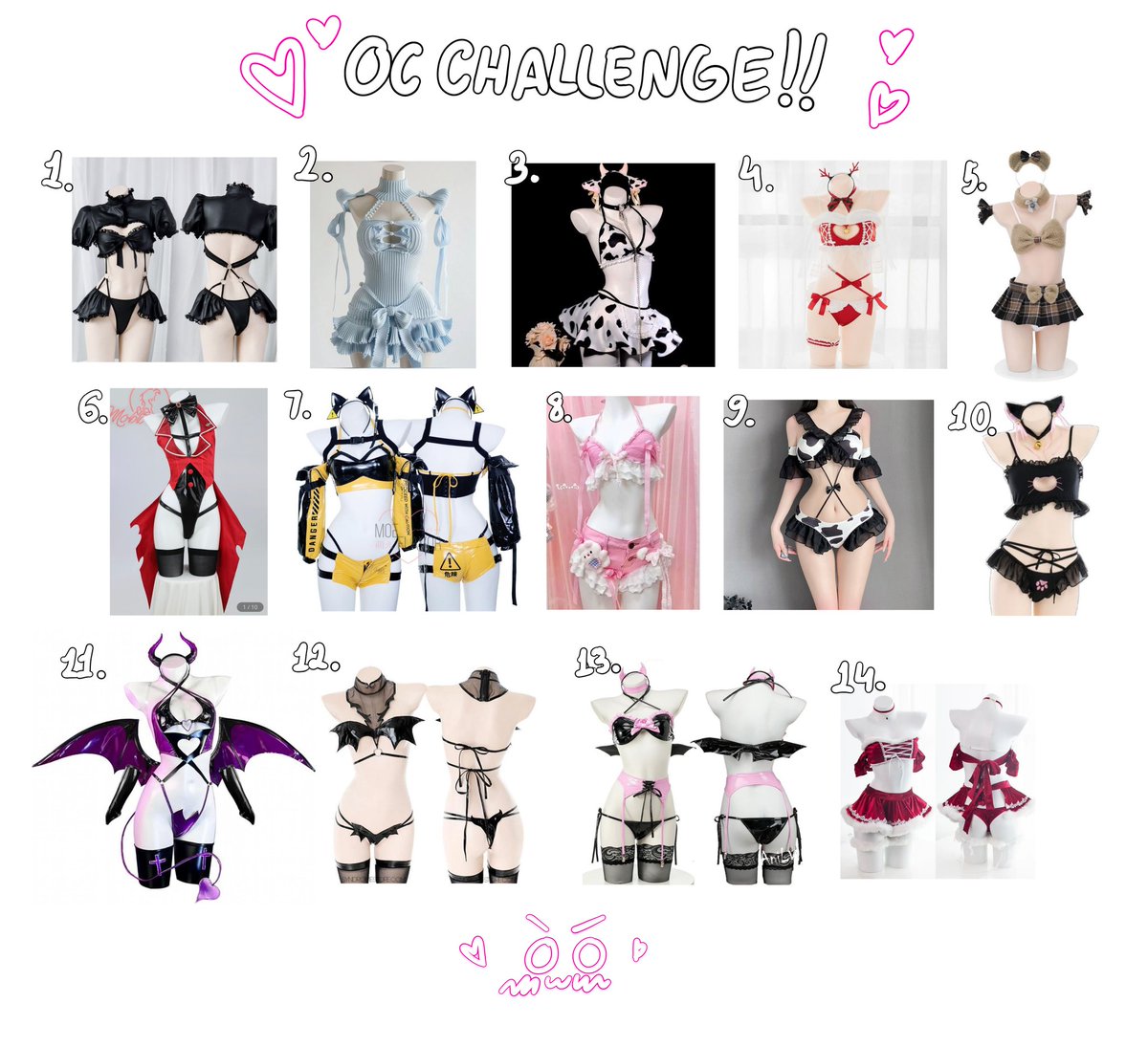 ArtsaSaky's tweet image. Let&apos;s do it again! Send your ocs in the comments and I&apos;ll make them hot! &amp;gt;:3
 Choose the outfit you like and a number, I will draw some