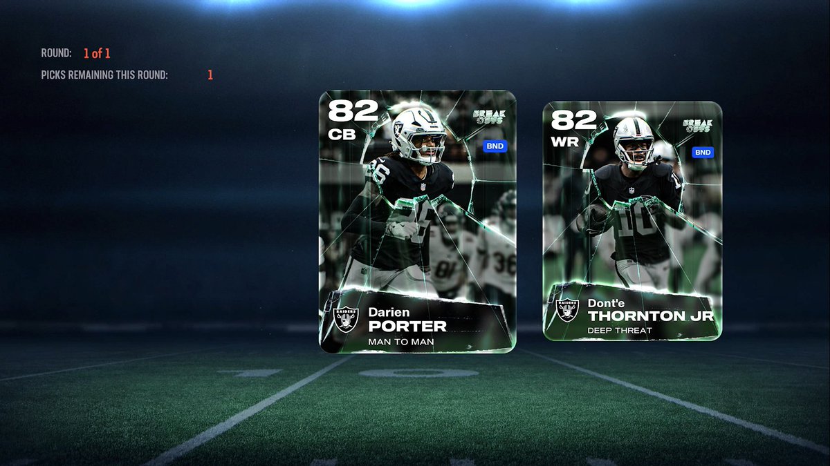 The Breakouts Welcome Pack 2 lets you choose between Porter and Thornton again!