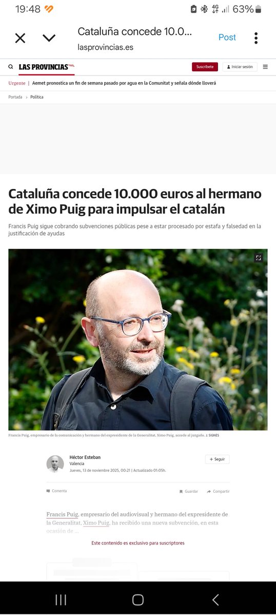 Este no es hermano de Ayuso.

No.