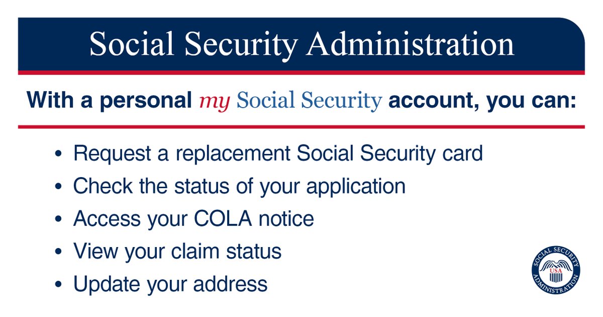 SocialSecurity's tweet image. The federal government shutdown has ended and Social Security has resumed normal operations. Remember, you can always securely access your benefits online with your personal my Social Security account. Sign up today: ssa.gov/myaccount/