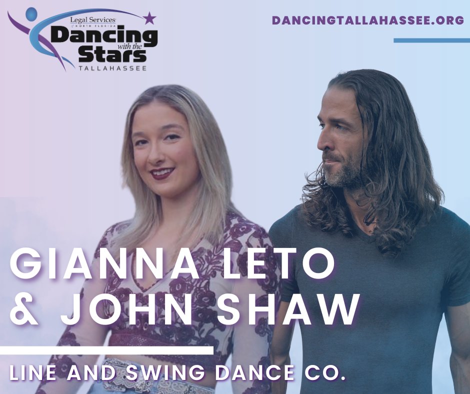 ✨Dancing with the Stars Tallahassee Showcase Performers! ✨

Meet Gianna Leto &amp; John Shaw from Line &amp; Swing Dance Co.! Together, they have over a decade of line dancing experience 🤠

You can see their skills in actions on Dec. 11! 🕺 

Tickets ➡️ dancingtallahassee.org