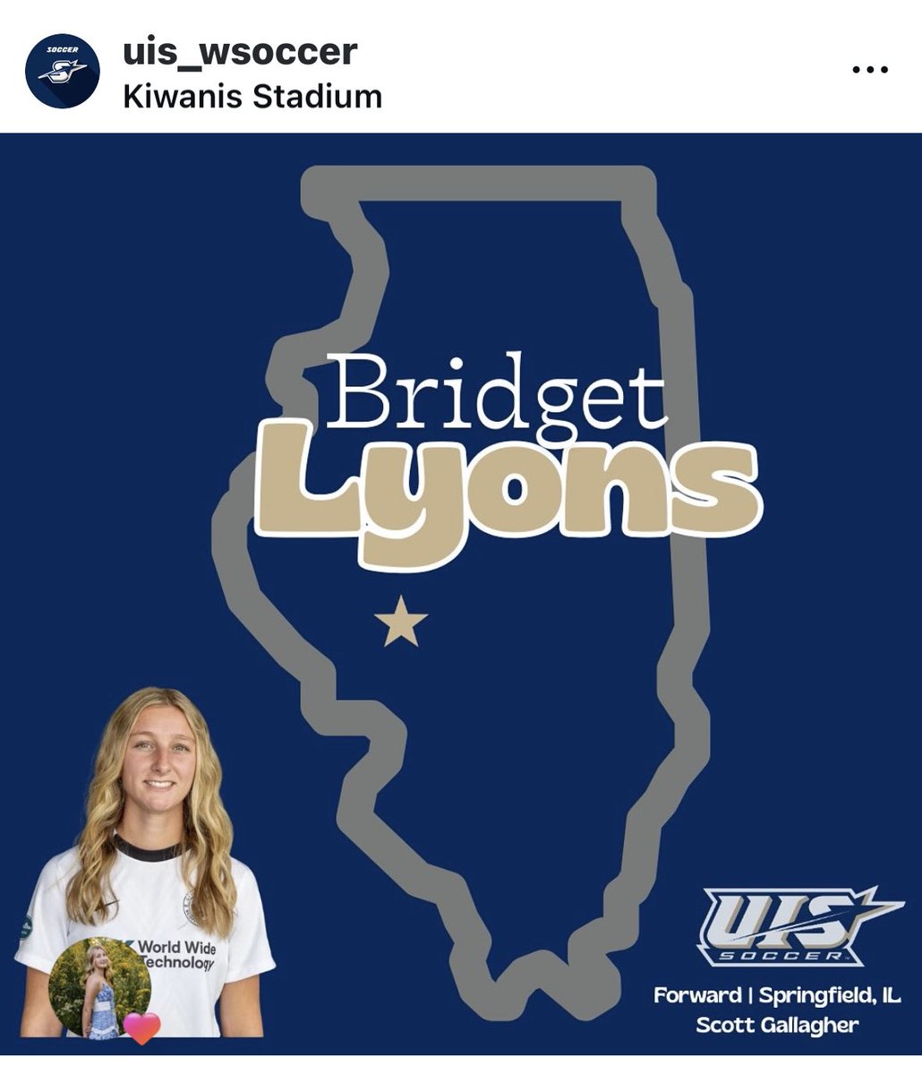 So excited for the next four years!
#PrairieStars 💙⚽️
<a href="/UISWSoccer/">UIS Women's Soccer</a> <a href="/SLSGSoccerClub/">Scott Gallagher Soccer Club</a> <a href="/SLSGECNLGirls/">SLSG ECNL Girls</a>