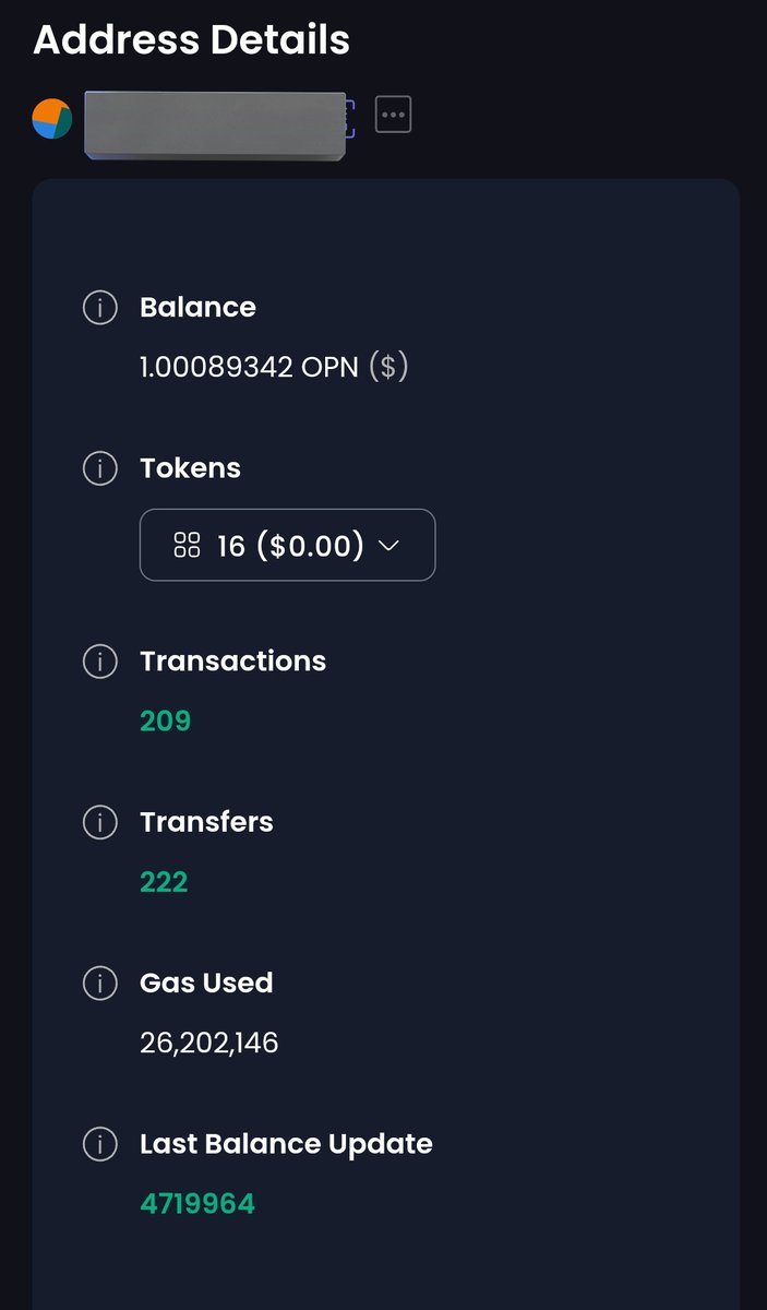 Rockstar_Rahul_'s tweet photo. @IOPn_io day 2 campaign transection 202 and very fast love to swap $OPN https://t.co/XfZqx1iUbe
