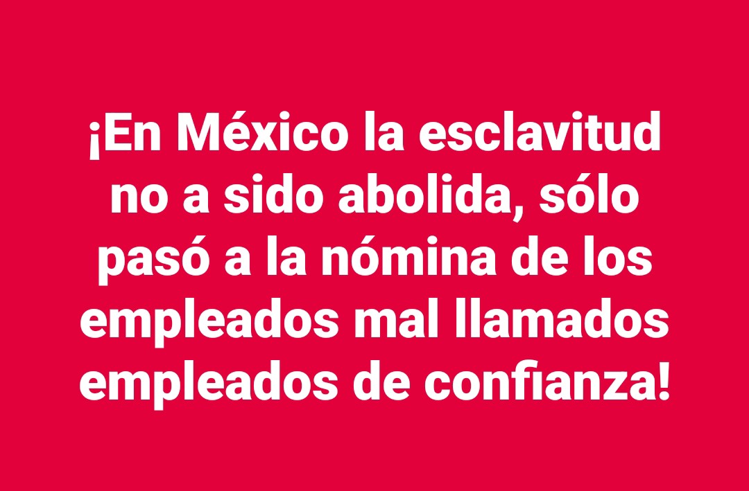 CoalicionSAT's tweet photo. #SomosSAT la esclavitud moderna!!!
Y tú seguirás callando?? https://t.co/vgAsGfHFzM