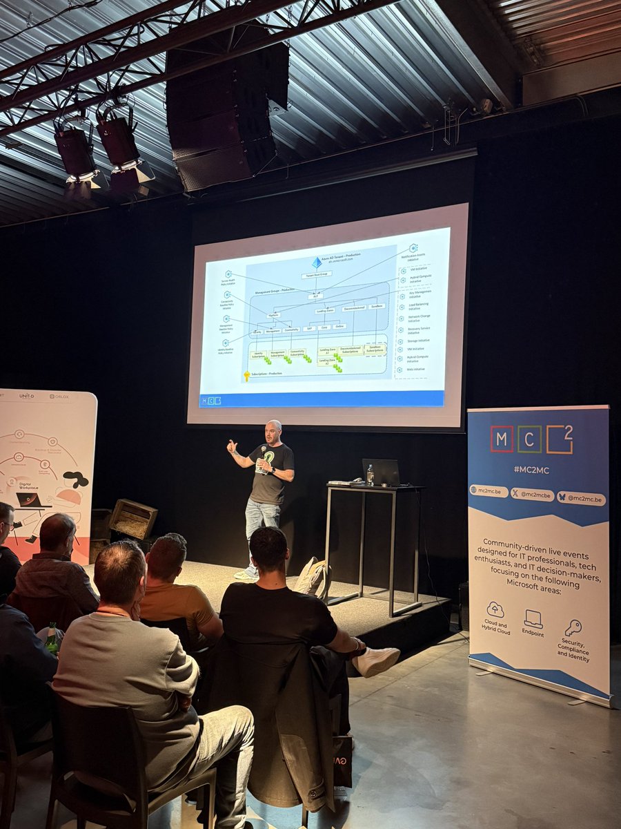 mc2mcbe's tweet image. In the second session of the evening, Robert is talking about Azure Monitor Baseline Alerting

#MC2MC #MC2MCLive #MC2MCRocketTalk #Microsoft #Azure #AzureMonitor