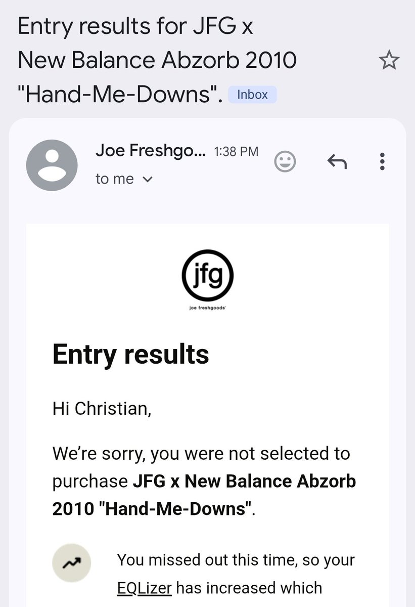 Hey Mr <a href="/JoeFreshgoods/">JFG</a> !

Any chance we'll get another go at the Hand Me Downs?  Took the L on <a href="/EQLofficial/">EQL Official</a> but hoping its not over 🙏