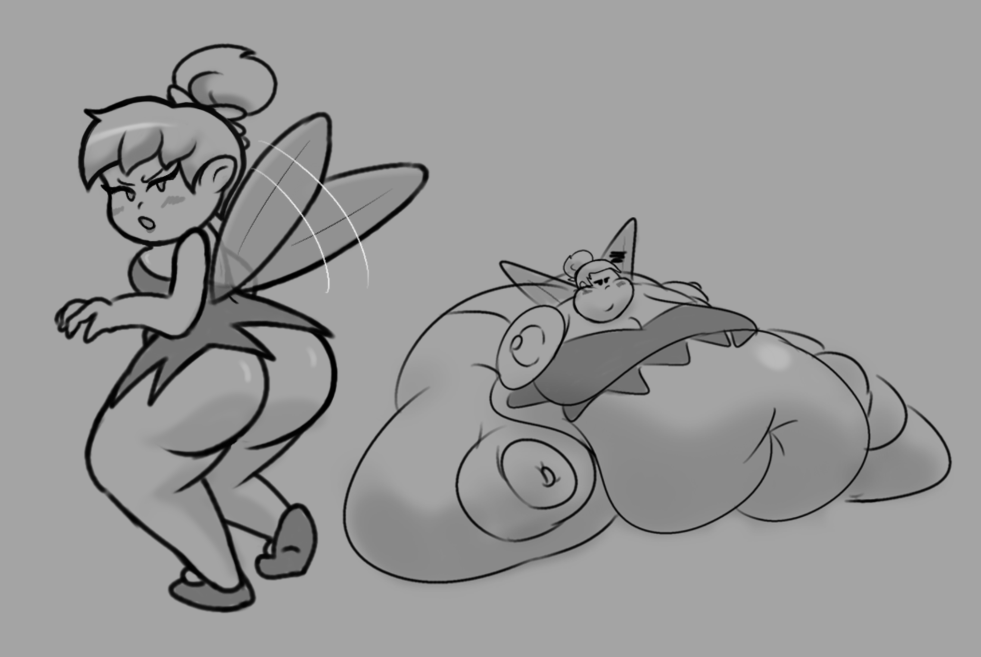 Tinkerbell freehand doodles from about a year ago

Didn't think they were good enough to post since they were just practice but ehh, might as well