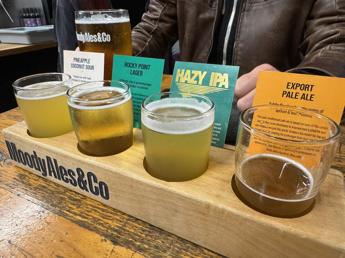 Brewstop #83 on the #QuestToBreak95 of #brewquest2025 was <a href="/MoodyAles/">Moody Ales & Co</a> ,we made the short wander to the end of the row to hit these guys first,we keep hoping one day we will walk in an find the infamous pineapple hats once again but for now we will just enjoy the bevies #moodyales