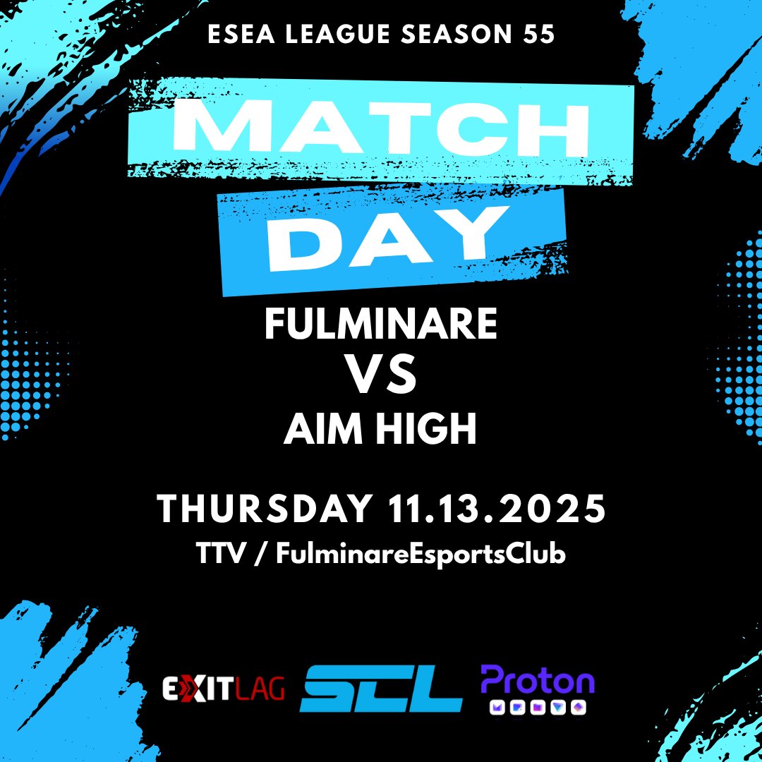 FulminareEC's tweet image. Join us tonight at 930pm / 2130 EST for our 12th match of the season! 
See y&apos;all tonight :D