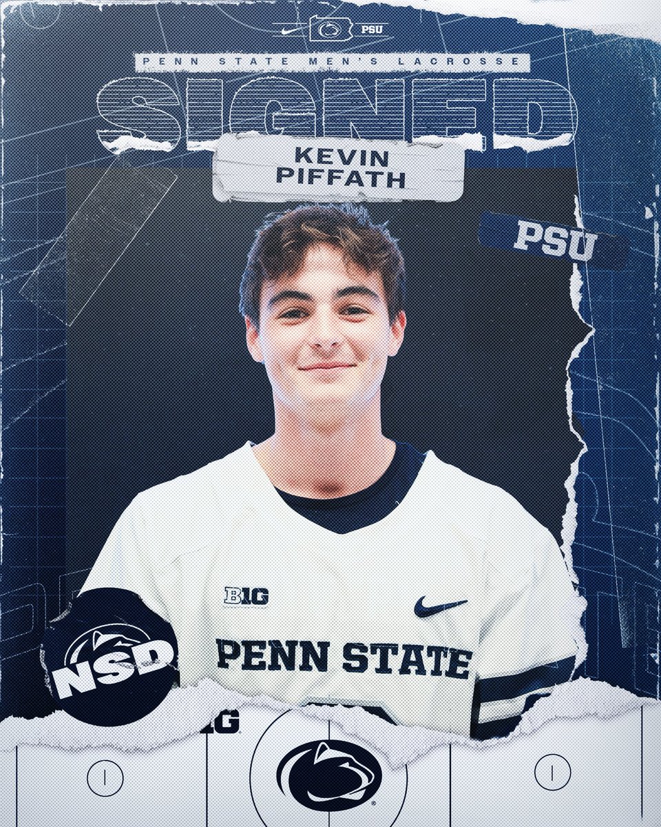 PennStateMLAX's tweet image. Kevin Piffath. Defender. Folsom, Pennsylvania.

Welcome to Happy Valley 🤝
