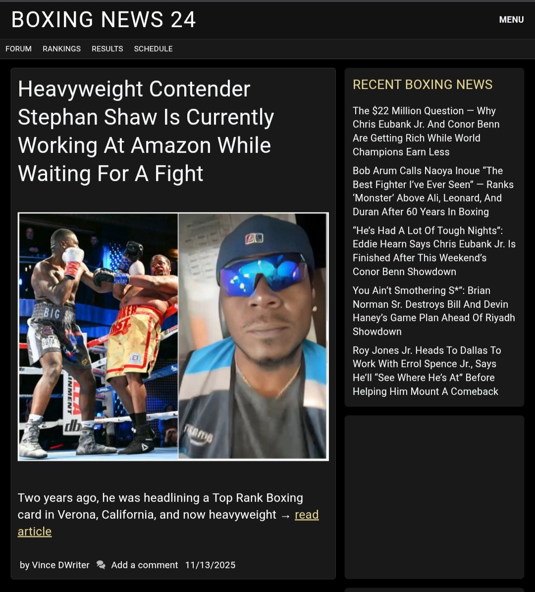 DWriterVince's tweet image. Click link 
dlvr.it/TPFcVz

#Boxing #stephanshaw #proboxtv #amazon @BIGShotShaw