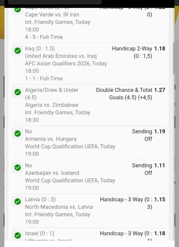 5 teams left to boom 🍏💯 8 won