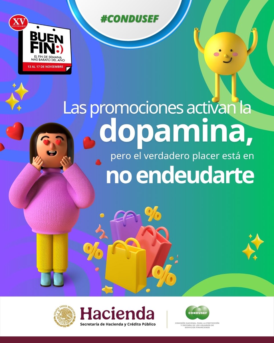 CondusefMX's tweet image. 1. La lista inteligente
Antes de comprar, define qué necesitas y qué deseas.
Las necesidades te ayudan a vivir; los deseos pueden esperar.
¡Tener una lista y seguirla evita que las emociones decidan por ti!
#BuenFin #EducaciónFinanciera #ComprasResponsables #CONDUSEF